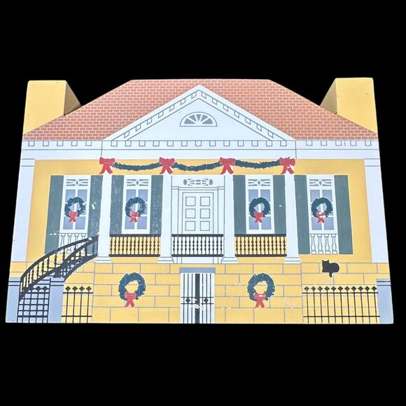 New Orleans Christmas Series 1994 The Cats Meow Set Of 4 Buildings - Picture 3 of 10